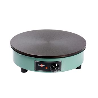 Achat en ligne LOC - Crêpière électrique Billig noire et verte 40 cm - Krampouz