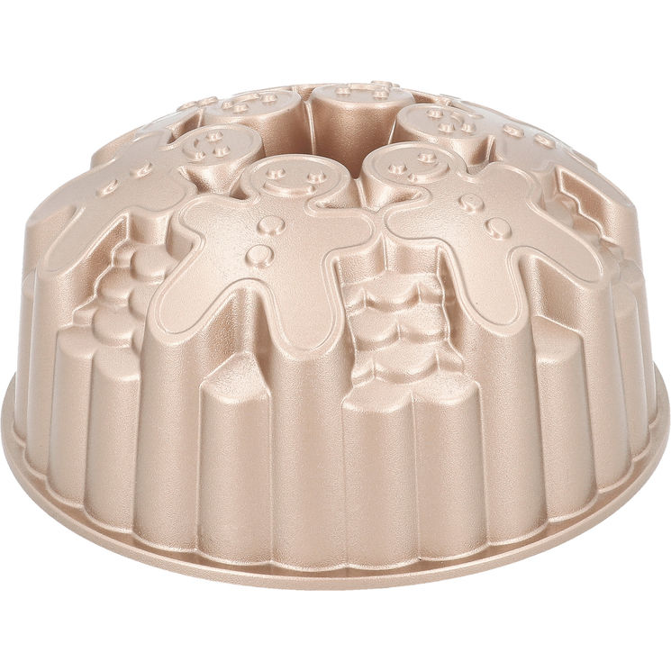 LOC - Moule bundt cake : Contoura Gingerman de Noël en fonte d´aluminium 22 x 10 cm - Birkmann