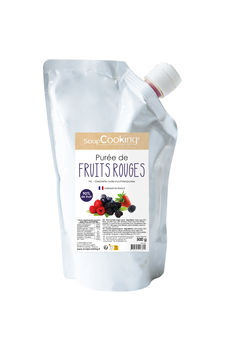 Achat en ligne Purée de fruits rouges 500 gr - Scrapcooking