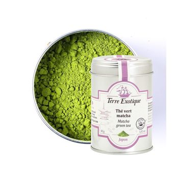 Achat en ligne Thé vert matcha 40 gr - Terre Exotique