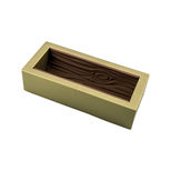 Kit bûche de Noël Magic Wood : moule et tapis effet bois en silicone 29,6 cm - Silikomart