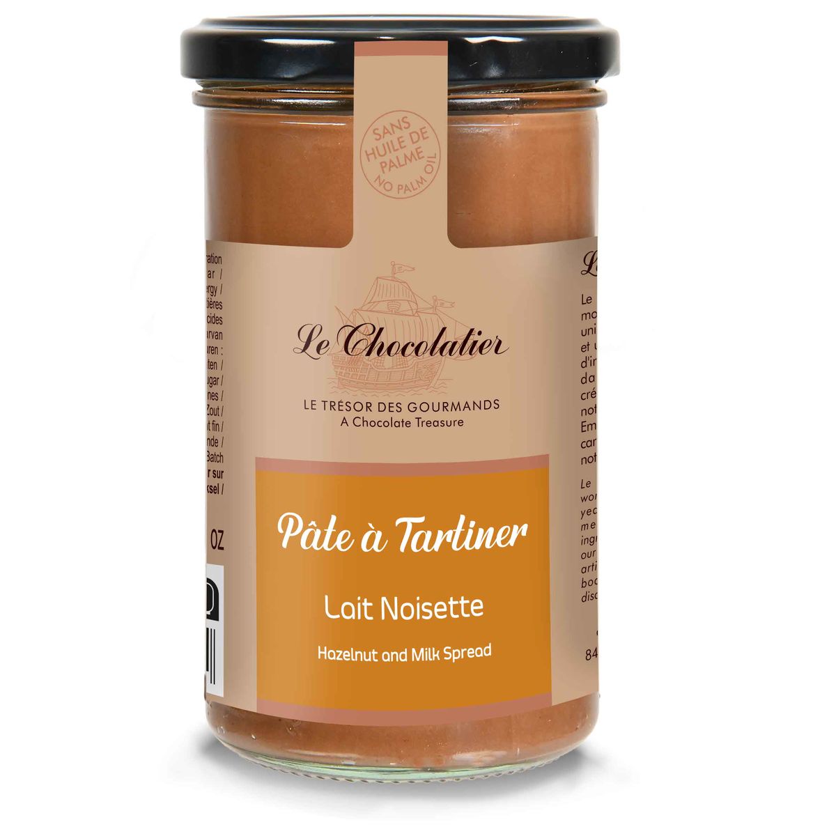 Pâte à tartiner lait noisette 300 gr - Le Chocolatier