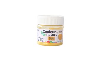 Achat en ligne Colorant naturel en poudre Couleur nature : jaune 10 gr - Trésors de Chefs