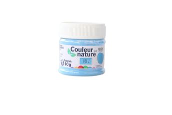 Achat en ligne Colorant naturel en poudre Couleur nature : bleu 10 gr - Trésors de Chefs