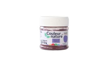 Achat en ligne Colorant naturel en poudre Couleur nature : violet 10 gr - Trésors de Chefs