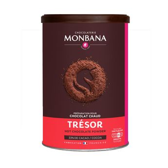 Achat en ligne Chocolat en poudre Trésor 33% de cacao 250 gr - Monbana