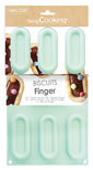 Moule en silicone 7 biscuits fingers 3.5 x 9 cm - Scrapcooking