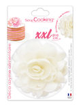 Fleur en azyme blanche XXL 10 cm - Scrapcooking