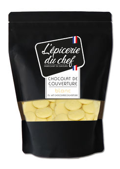 Achat en ligne Chocolat blanc de couverture 1 kg - L´épicerie du chef