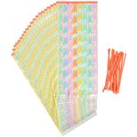 20 sachets confiseurs avec liens lapins de Pâques 10,5 x 24.1 cm - Wilton