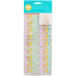 20 sachets confiseurs avec liens lapins de Pâques 10,5 x 24.1 cm - Wilton