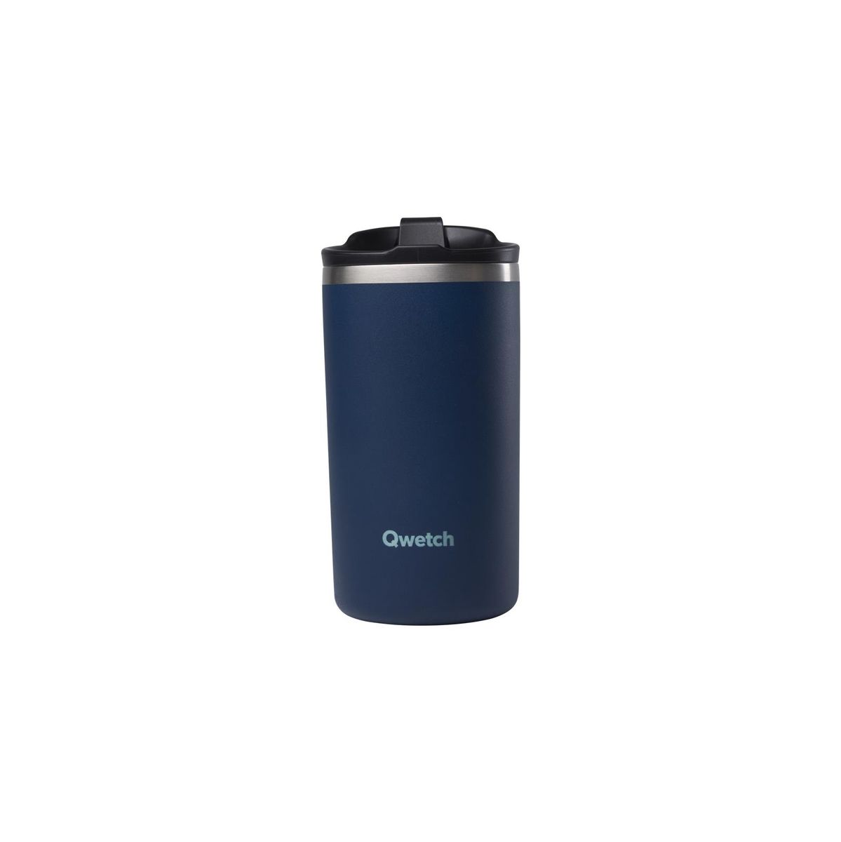 Travel mug isotherme granite bleu nuit 350 ml - Qwetch