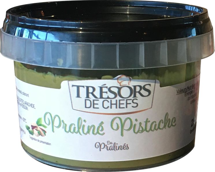 Praliné pistache 250 gr - Trésors de Chefs