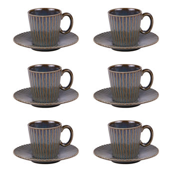 Achat en ligne Coffret 6 tasses 9cl Liv Bleu - Table passion