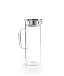 Pichet en verre borosilicate 1,1L avec bouchon filtre inox - Ibili