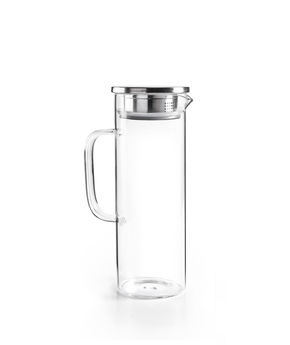 Achat en ligne Pichet en verre borosilicate 1,1L avec bouchon filtre inox - Ibili