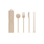 Set de couverts et baguettes nude - Bini