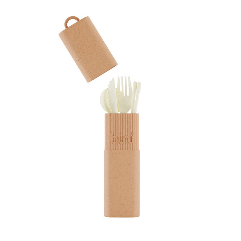 Set de couverts et baguettes latte - Bini