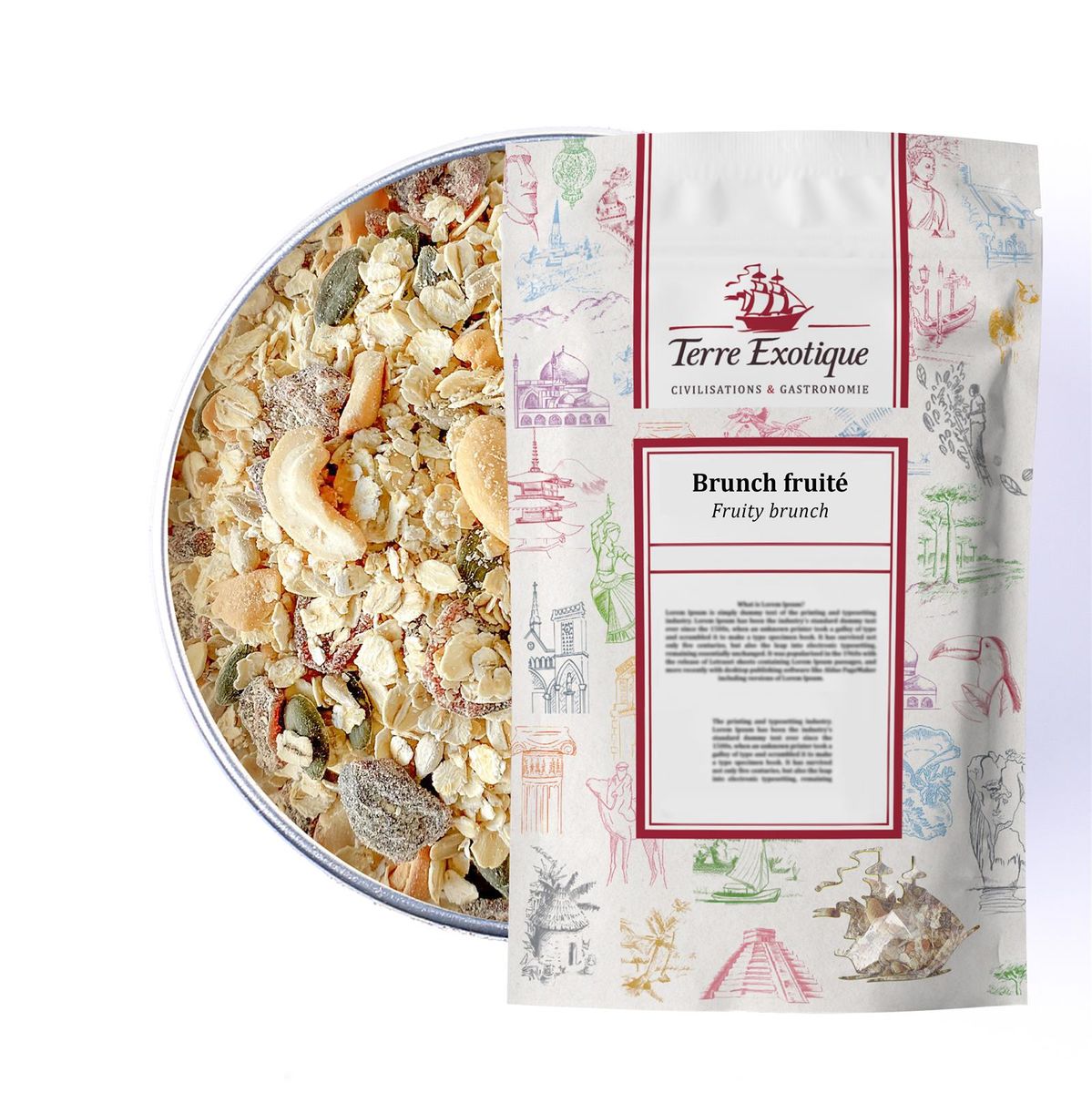 Brunch fruité 300g - Terre Exotique