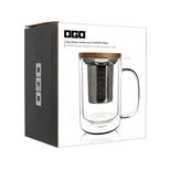 Tisanière Gustave verre double paroi 350ml - Ogo living