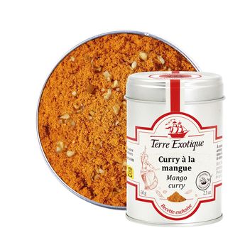 Achat en ligne Curry à la mangue 60g - Terre exotique