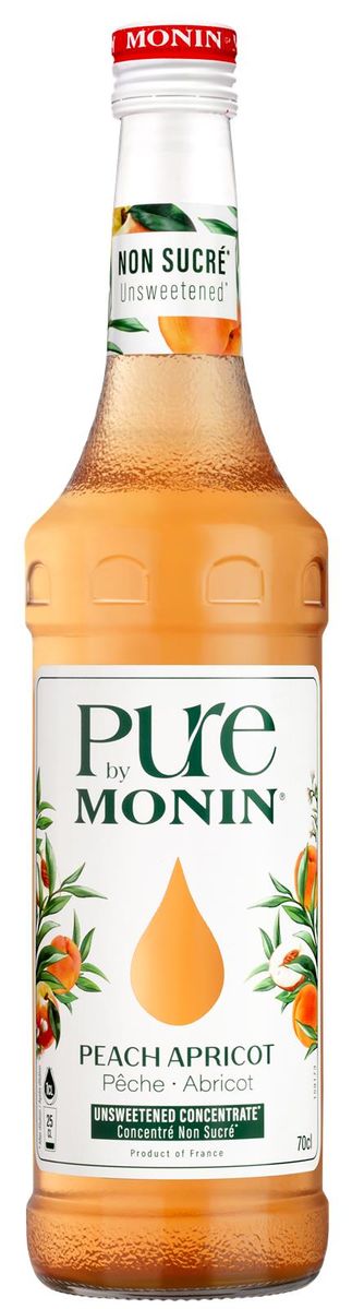 Pure by Monin pêche / abricot 70cl- Monin