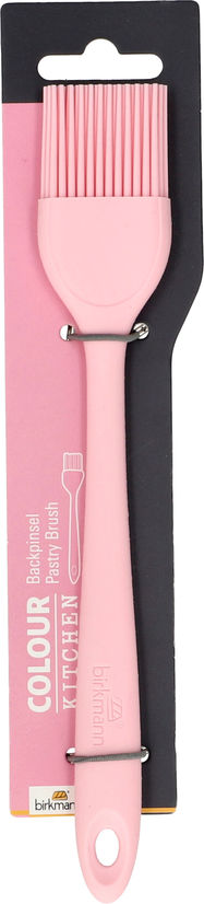 Pinceau en silicone rose 21 cm - Birkmann