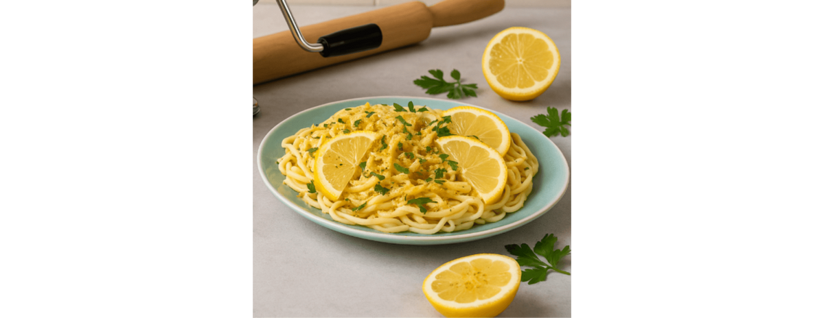Pâtes fraîches au citron & huile d’olive