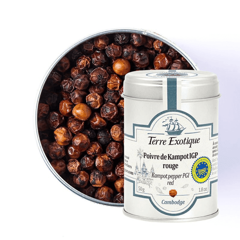 Poivre rouge de Kampot 50 gr - Terre Exotique