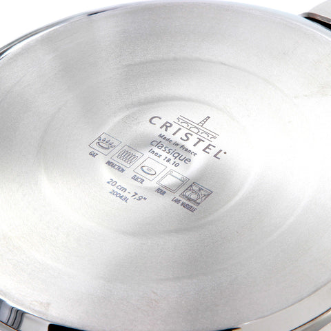 Poêle amovible inox sans PFAS Mutine 20 cm - Cristel