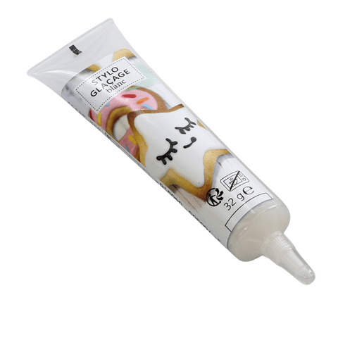 Stylo de glaçage pour décorer les biscuits blanc 32 gr