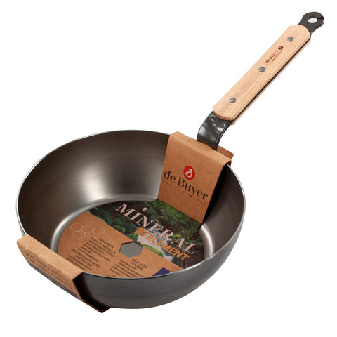 Sauteuse paysanne sans PFAS Mineral B Bois 24 cm - De Buyer