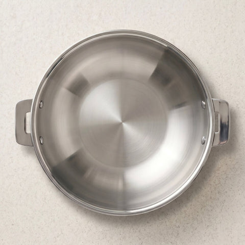 Wok amovible inox triply sans PFAS Casteline 28 cm - Cristel