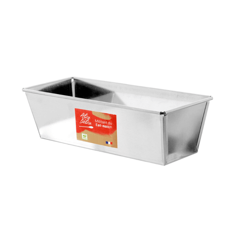 Moule à cake en fer blanc 8/9 parts 24 cm - Alice Délice