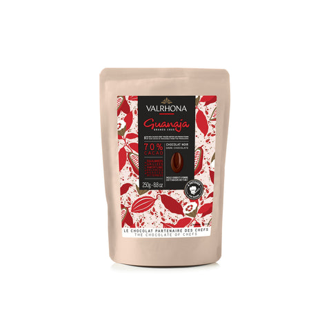 Chocolat à pâtisser noir Guanaja 70% 250 gr - Valrhona