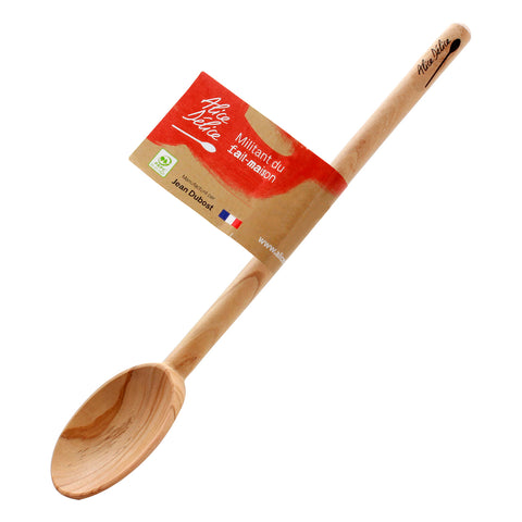 Cuillère en bois d'olivier mouvette 30 cm - Alice Délice