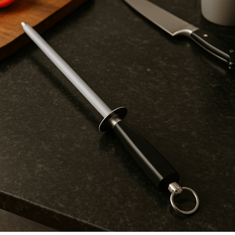 Fusil d'aiguisage 30 cm avec garde en inox - Alice Délice