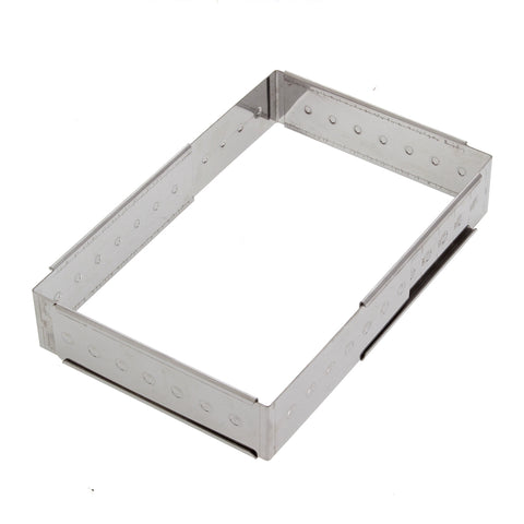 Cadre extensible en inox de 16 à 28 cm - Alice Délice