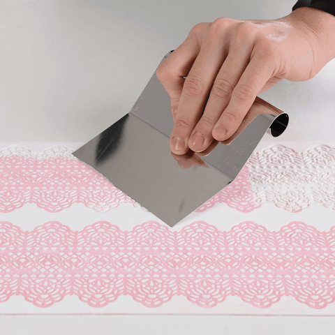 Spatule en inox 12 x 12 cm - Silikomart