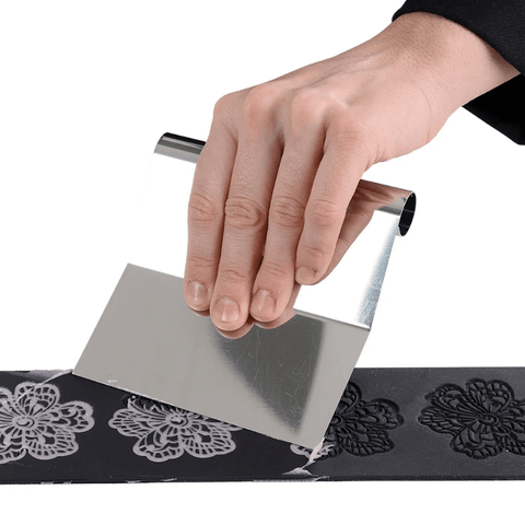 Spatule en inox 12 x 12 cm - Silikomart