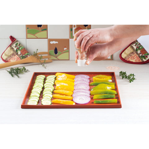 Tapis de cuisson rectangulaire à rebord - Alice Délice