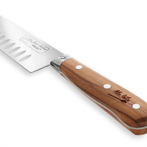 Couteau Santoku 16 cm manche bois d´olivier - Alice Délice