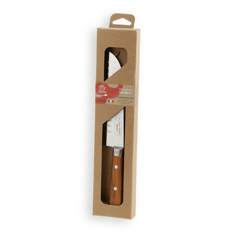 Couteau Santoku 16 cm manche bois d´olivier - Alice Délice