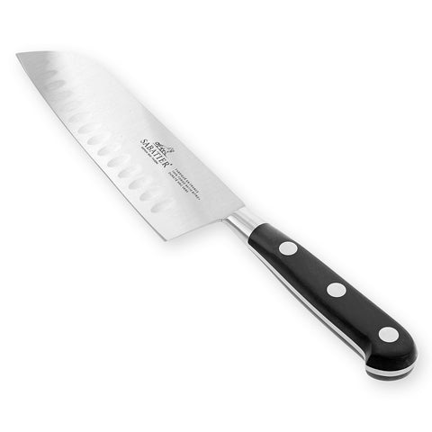 Couteau Santoku alvéolé 18 cm Sabatier forgé - Alice Délice