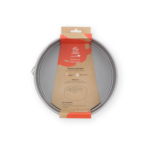 Moule à charnière en métal anti adhérent 4/6 parts 20 cm -