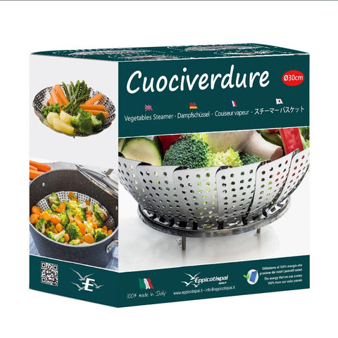 Cuit vapeur marguerite en inox 30 cm - Eppicotispai