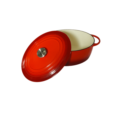 Cocotte en fonte ovale 34 cm 7L Tradition - Baumalu