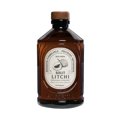 Sirop Litchi bio 400 ml Brut - Bacanha