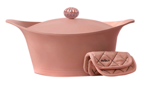 Cocotte l'incroyable sans PFAS 24cm Guimauve - Cookut