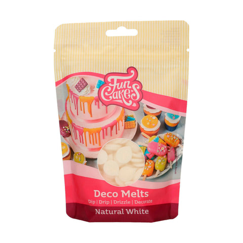 Deco melts Blanc Naturel 250 g - FunCakes